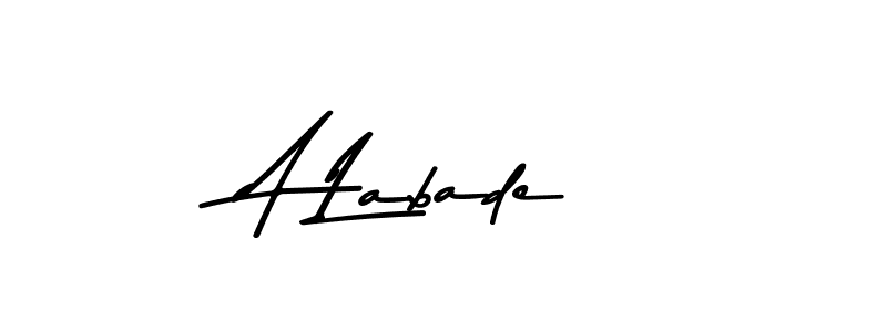 Create a beautiful signature design for name A Labade. With this signature (Asem Kandis PERSONAL USE) fonts, you can make a handwritten signature for free. A Labade signature style 9 images and pictures png