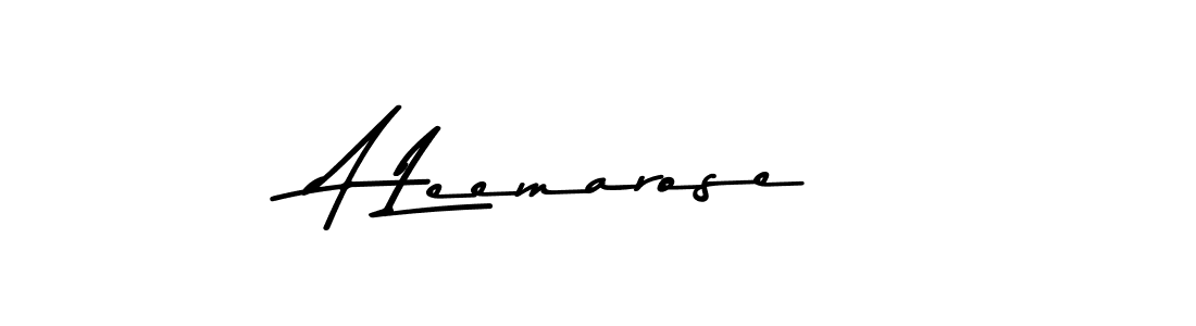 Make a short A Leemarose signature style. Manage your documents anywhere anytime using Asem Kandis PERSONAL USE. Create and add eSignatures, submit forms, share and send files easily. A Leemarose signature style 9 images and pictures png