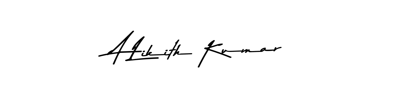 How to make A Likith Kumar signature? Asem Kandis PERSONAL USE is a professional autograph style. Create handwritten signature for A Likith Kumar name. A Likith Kumar signature style 9 images and pictures png