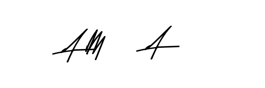 You should practise on your own different ways (Asem Kandis PERSONAL USE) to write your name (A M     A) in signature. don't let someone else do it for you. A M     A signature style 9 images and pictures png