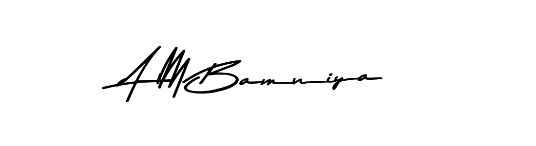 Check out images of Autograph of A M Bamniya name. Actor A M Bamniya Signature Style. Asem Kandis PERSONAL USE is a professional sign style online. A M Bamniya signature style 9 images and pictures png