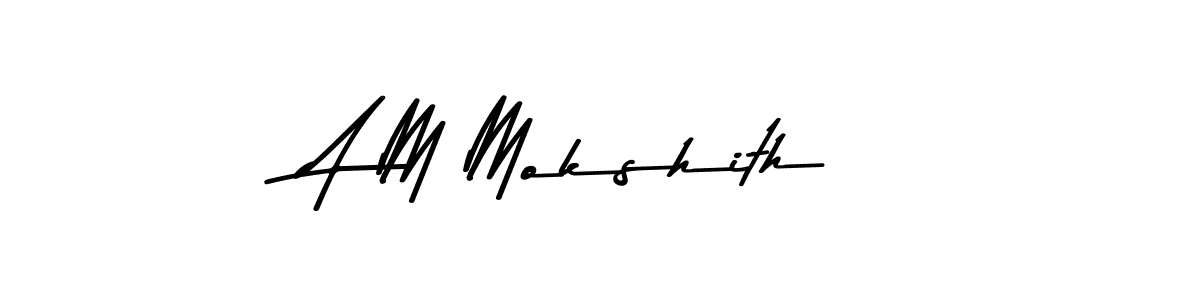 Here are the top 10 professional signature styles for the name A M Mokshith. These are the best autograph styles you can use for your name. A M Mokshith signature style 9 images and pictures png