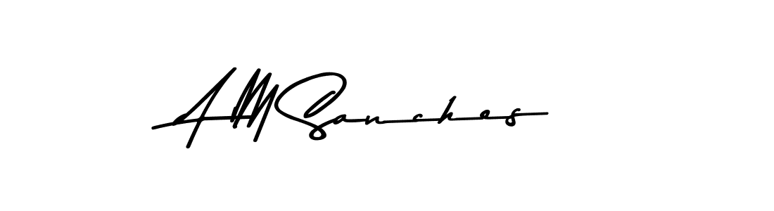 Make a short A M Sanches signature style. Manage your documents anywhere anytime using Asem Kandis PERSONAL USE. Create and add eSignatures, submit forms, share and send files easily. A M Sanches signature style 9 images and pictures png