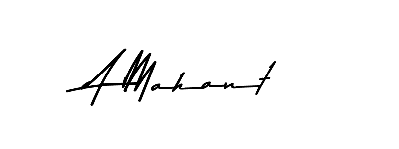 Make a beautiful signature design for name A Mahant. Use this online signature maker to create a handwritten signature for free. A Mahant signature style 9 images and pictures png