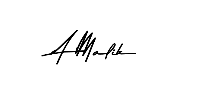 A Malik stylish signature style. Best Handwritten Sign (Asem Kandis PERSONAL USE) for my name. Handwritten Signature Collection Ideas for my name A Malik. A Malik signature style 9 images and pictures png