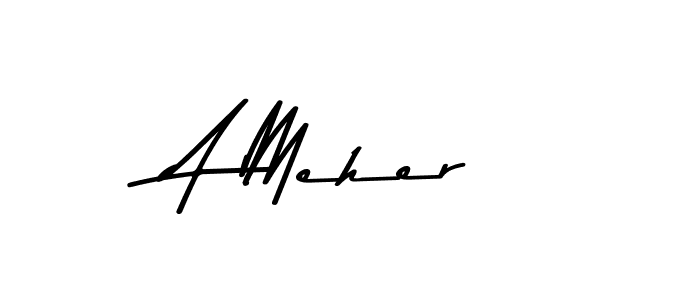 Best and Professional Signature Style for A Meher. Asem Kandis PERSONAL USE Best Signature Style Collection. A Meher signature style 9 images and pictures png