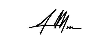 Similarly Asem Kandis PERSONAL USE is the best handwritten signature design. Signature creator online. You can use it as an online autograph creator for name A Mm. A Mm signature style 9 images and pictures png