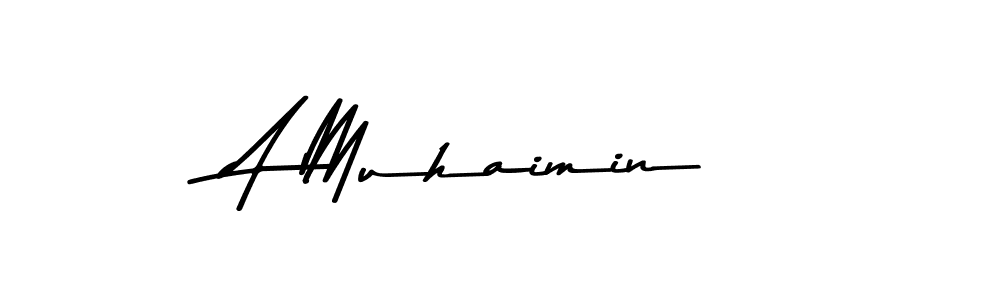 Make a beautiful signature design for name A Muhaimin. Use this online signature maker to create a handwritten signature for free. A Muhaimin signature style 9 images and pictures png