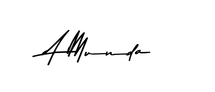 Also we have A Munda name is the best signature style. Create professional handwritten signature collection using Asem Kandis PERSONAL USE autograph style. A Munda signature style 9 images and pictures png