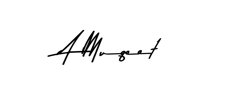 How to make A Muqeet name signature. Use Asem Kandis PERSONAL USE style for creating short signs online. This is the latest handwritten sign. A Muqeet signature style 9 images and pictures png