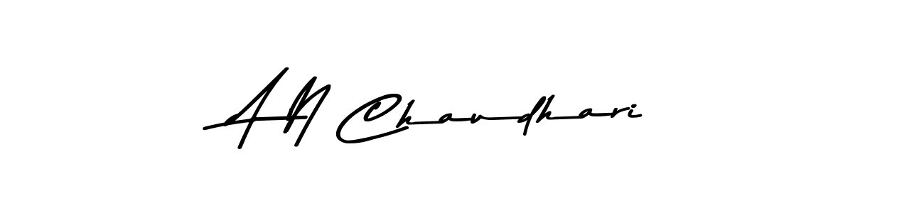 Design your own signature with our free online signature maker. With this signature software, you can create a handwritten (Asem Kandis PERSONAL USE) signature for name A N Chaudhari. A N Chaudhari signature style 9 images and pictures png