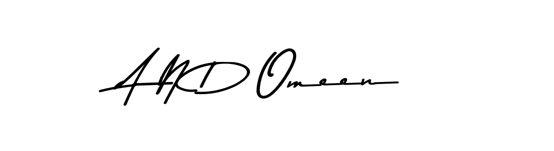 The best way (Asem Kandis PERSONAL USE) to make a short signature is to pick only two or three words in your name. The name A N D Omeen include a total of six letters. For converting this name. A N D Omeen signature style 9 images and pictures png