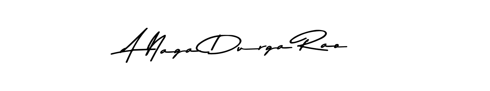 A Naga Durga Rao stylish signature style. Best Handwritten Sign (Asem Kandis PERSONAL USE) for my name. Handwritten Signature Collection Ideas for my name A Naga Durga Rao. A Naga Durga Rao signature style 9 images and pictures png