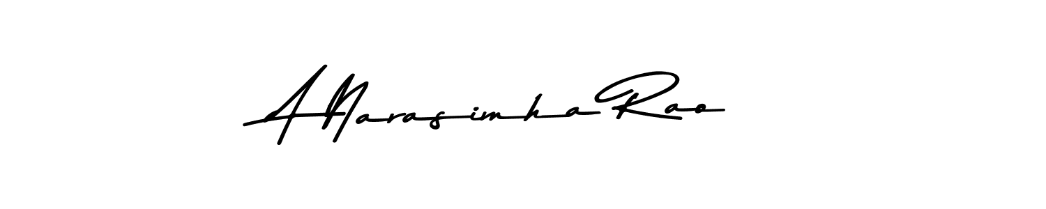 The best way (Asem Kandis PERSONAL USE) to make a short signature is to pick only two or three words in your name. The name A Narasimha Rao include a total of six letters. For converting this name. A Narasimha Rao signature style 9 images and pictures png