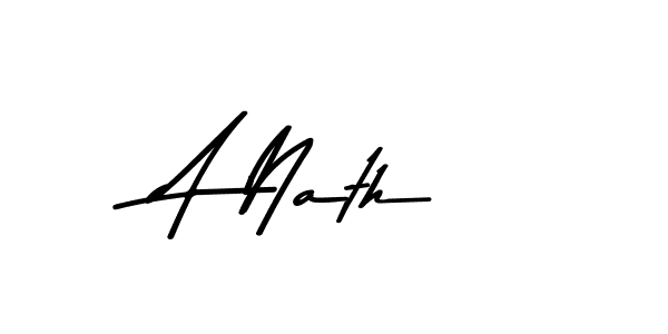 Also You can easily find your signature by using the search form. We will create A Nath name handwritten signature images for you free of cost using Asem Kandis PERSONAL USE sign style. A Nath signature style 9 images and pictures png