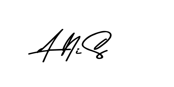 Best and Professional Signature Style for A Ni S. Asem Kandis PERSONAL USE Best Signature Style Collection. A Ni S signature style 9 images and pictures png