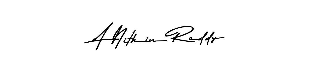 Also we have A Nithin Reddy name is the best signature style. Create professional handwritten signature collection using Asem Kandis PERSONAL USE autograph style. A Nithin Reddy signature style 9 images and pictures png
