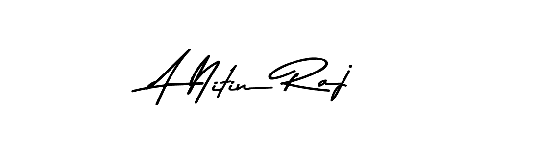 Design your own signature with our free online signature maker. With this signature software, you can create a handwritten (Asem Kandis PERSONAL USE) signature for name A Nitin Raj. A Nitin Raj signature style 9 images and pictures png