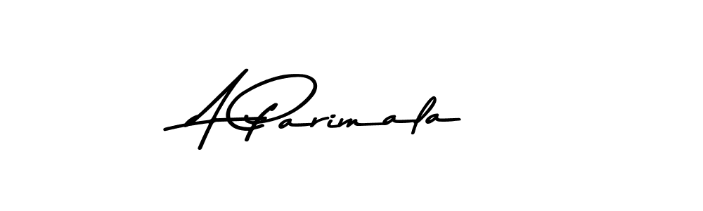 Design your own signature with our free online signature maker. With this signature software, you can create a handwritten (Asem Kandis PERSONAL USE) signature for name A Parimala. A Parimala signature style 9 images and pictures png