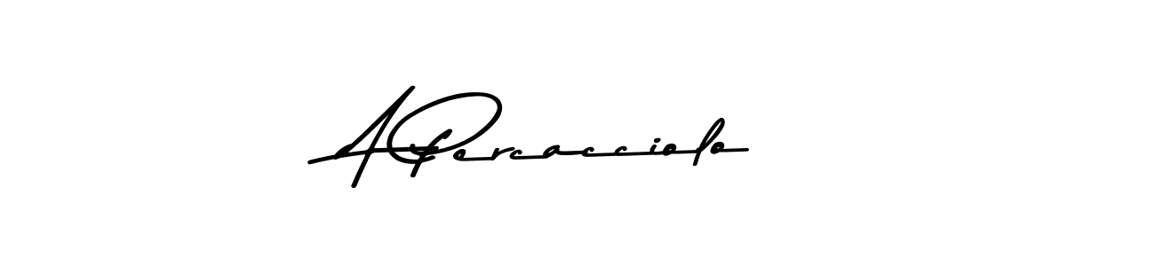 A Percacciolo stylish signature style. Best Handwritten Sign (Asem Kandis PERSONAL USE) for my name. Handwritten Signature Collection Ideas for my name A Percacciolo. A Percacciolo signature style 9 images and pictures png