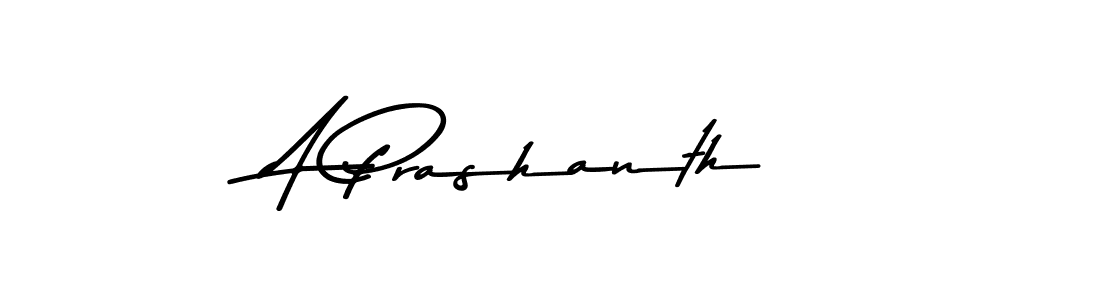 How to make A Prashanth signature? Asem Kandis PERSONAL USE is a professional autograph style. Create handwritten signature for A Prashanth name. A Prashanth signature style 9 images and pictures png