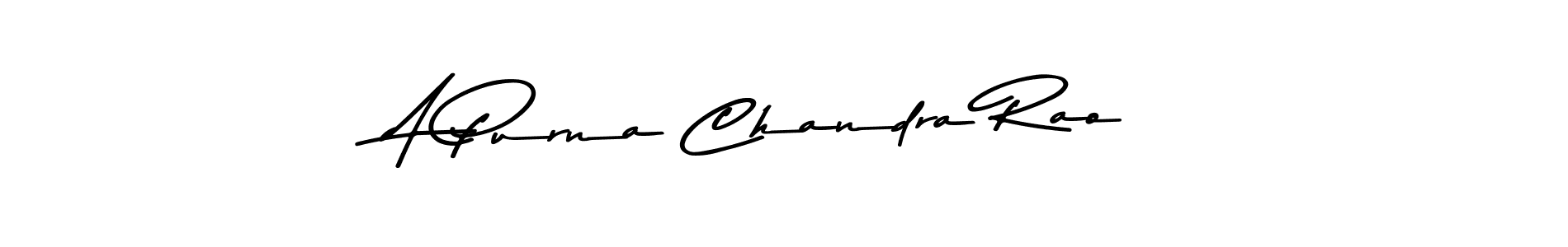 A Purna Chandra Rao stylish signature style. Best Handwritten Sign (Asem Kandis PERSONAL USE) for my name. Handwritten Signature Collection Ideas for my name A Purna Chandra Rao. A Purna Chandra Rao signature style 9 images and pictures png