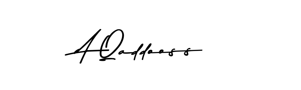 Make a beautiful signature design for name A Qaddooss. Use this online signature maker to create a handwritten signature for free. A Qaddooss signature style 9 images and pictures png