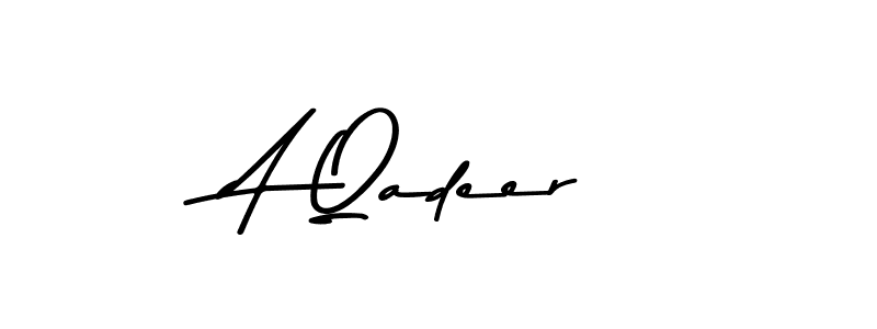 Design your own signature with our free online signature maker. With this signature software, you can create a handwritten (Asem Kandis PERSONAL USE) signature for name A Qadeer. A Qadeer signature style 9 images and pictures png