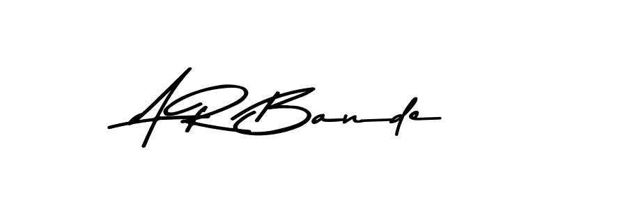 The best way (Asem Kandis PERSONAL USE) to make a short signature is to pick only two or three words in your name. The name A R Bande include a total of six letters. For converting this name. A R Bande signature style 9 images and pictures png