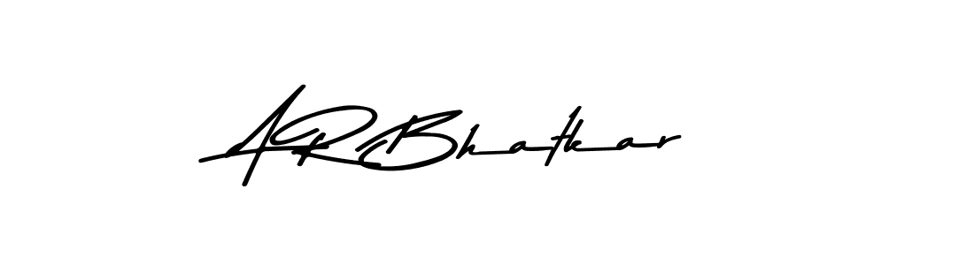 Use a signature maker to create a handwritten signature online. With this signature software, you can design (Asem Kandis PERSONAL USE) your own signature for name A R Bhatkar. A R Bhatkar signature style 9 images and pictures png