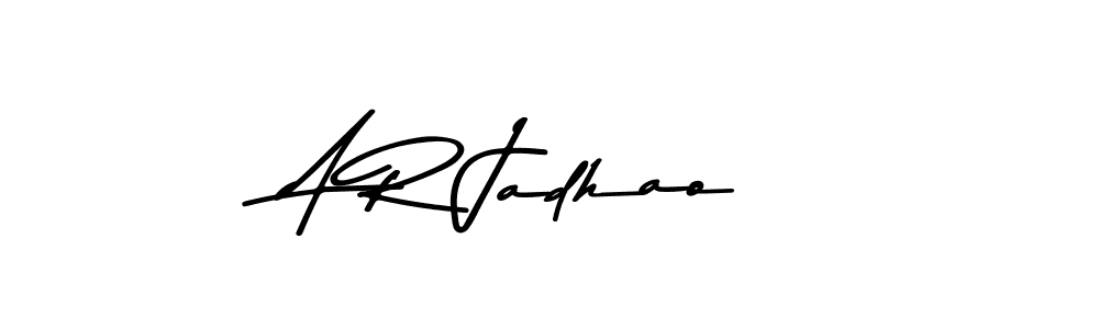 Use a signature maker to create a handwritten signature online. With this signature software, you can design (Asem Kandis PERSONAL USE) your own signature for name A R Jadhao. A R Jadhao signature style 9 images and pictures png