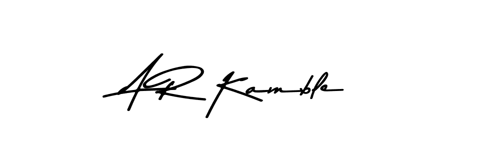 Make a beautiful signature design for name A R Kamble. Use this online signature maker to create a handwritten signature for free. A R Kamble signature style 9 images and pictures png