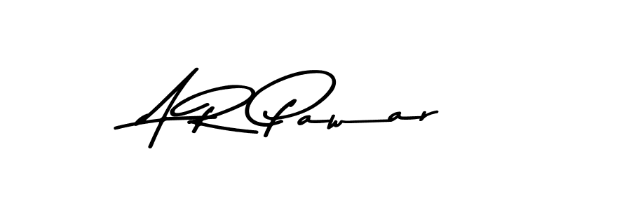 The best way (Asem Kandis PERSONAL USE) to make a short signature is to pick only two or three words in your name. The name A R Pawar include a total of six letters. For converting this name. A R Pawar signature style 9 images and pictures png