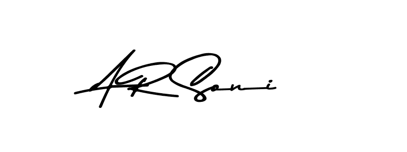 Make a beautiful signature design for name A R Soni. Use this online signature maker to create a handwritten signature for free. A R Soni signature style 9 images and pictures png
