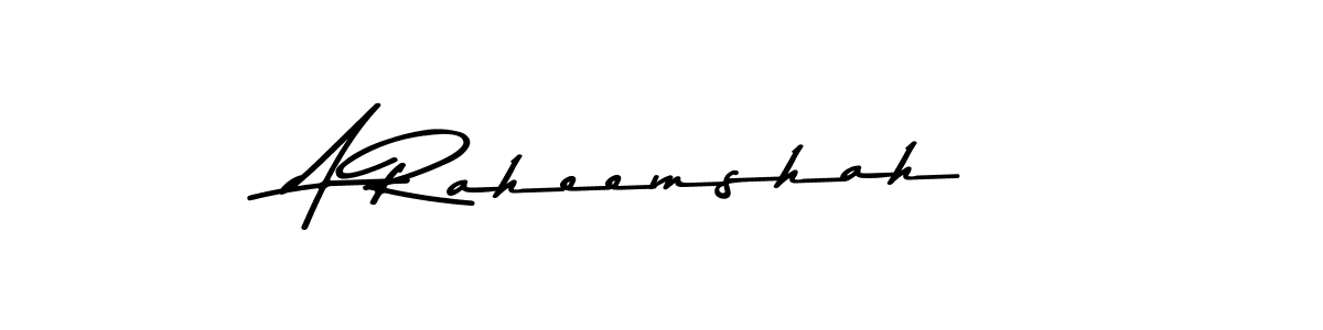 How to Draw A Raheemshah signature style? Asem Kandis PERSONAL USE is a latest design signature styles for name A Raheemshah. A Raheemshah signature style 9 images and pictures png