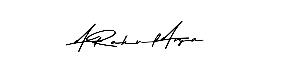 A Rahul Arya stylish signature style. Best Handwritten Sign (Asem Kandis PERSONAL USE) for my name. Handwritten Signature Collection Ideas for my name A Rahul Arya. A Rahul Arya signature style 9 images and pictures png