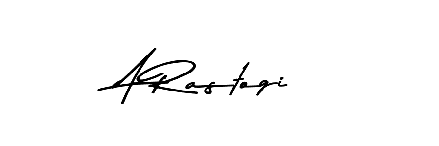 Create a beautiful signature design for name A Rastogi. With this signature (Asem Kandis PERSONAL USE) fonts, you can make a handwritten signature for free. A Rastogi signature style 9 images and pictures png
