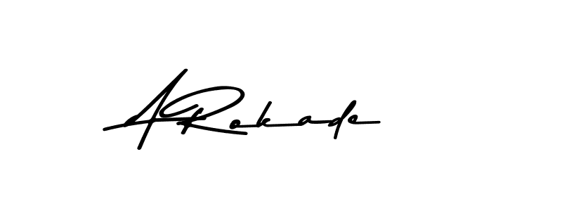 This is the best signature style for the A Rokade name. Also you like these signature font (Asem Kandis PERSONAL USE). Mix name signature. A Rokade signature style 9 images and pictures png