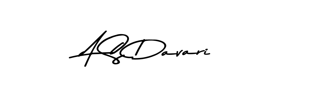 The best way (Asem Kandis PERSONAL USE) to make a short signature is to pick only two or three words in your name. The name A S Davari include a total of six letters. For converting this name. A S Davari signature style 9 images and pictures png