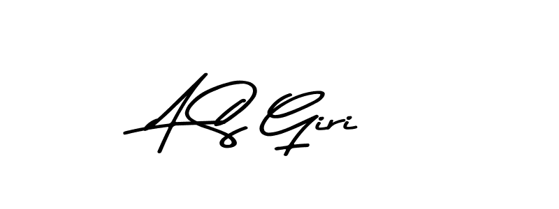 You should practise on your own different ways (Asem Kandis PERSONAL USE) to write your name (A S Giri) in signature. don't let someone else do it for you. A S Giri signature style 9 images and pictures png