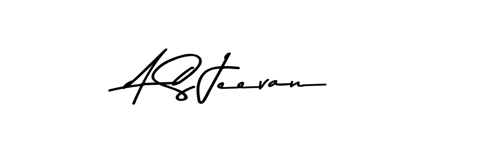 A S Jeevan stylish signature style. Best Handwritten Sign (Asem Kandis PERSONAL USE) for my name. Handwritten Signature Collection Ideas for my name A S Jeevan. A S Jeevan signature style 9 images and pictures png