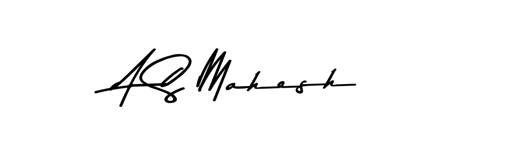 Asem Kandis PERSONAL USE is a professional signature style that is perfect for those who want to add a touch of class to their signature. It is also a great choice for those who want to make their signature more unique. Get A S Mahesh name to fancy signature for free. A S Mahesh signature style 9 images and pictures png