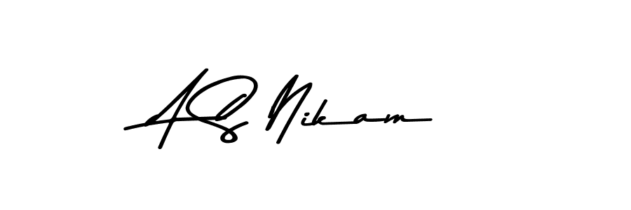 Here are the top 10 professional signature styles for the name A S Nikam. These are the best autograph styles you can use for your name. A S Nikam signature style 9 images and pictures png
