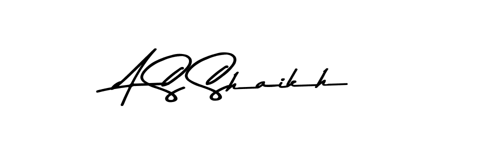 Use a signature maker to create a handwritten signature online. With this signature software, you can design (Asem Kandis PERSONAL USE) your own signature for name A S Shaikh. A S Shaikh signature style 9 images and pictures png