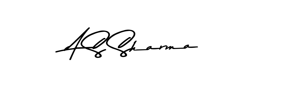 Design your own signature with our free online signature maker. With this signature software, you can create a handwritten (Asem Kandis PERSONAL USE) signature for name A S Sharma. A S Sharma signature style 9 images and pictures png