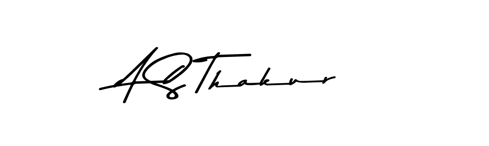 Use a signature maker to create a handwritten signature online. With this signature software, you can design (Asem Kandis PERSONAL USE) your own signature for name A S Thakur. A S Thakur signature style 9 images and pictures png