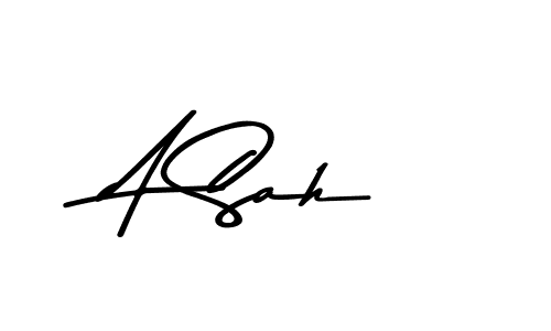 Use a signature maker to create a handwritten signature online. With this signature software, you can design (Asem Kandis PERSONAL USE) your own signature for name A Sah. A Sah signature style 9 images and pictures png