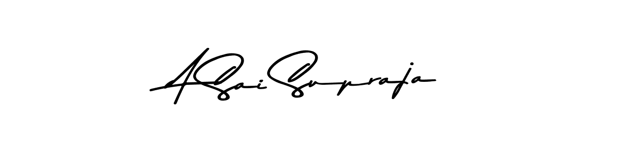 Make a beautiful signature design for name A Sai Supraja. With this signature (Asem Kandis PERSONAL USE) style, you can create a handwritten signature for free. A Sai Supraja signature style 9 images and pictures png