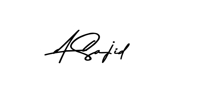 Also You can easily find your signature by using the search form. We will create A Sajid name handwritten signature images for you free of cost using Asem Kandis PERSONAL USE sign style. A Sajid signature style 9 images and pictures png