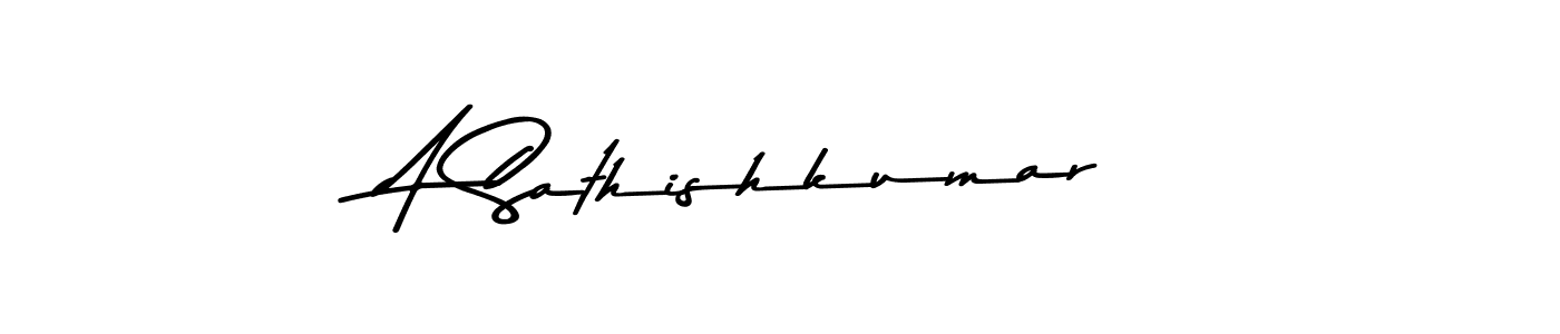 How to make A Sathishkumar signature? Asem Kandis PERSONAL USE is a professional autograph style. Create handwritten signature for A Sathishkumar name. A Sathishkumar signature style 9 images and pictures png